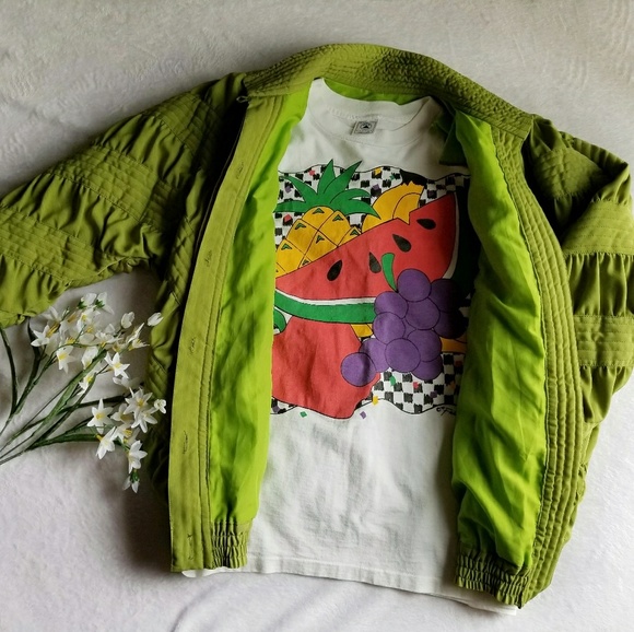 🌵VINTAGE • Unique green jacket - Picture 3 of 4
